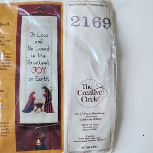 VTG Creative Circle Cross Stitch Kit‎ 2169 Three Wise Men Bellpull Needlepoint